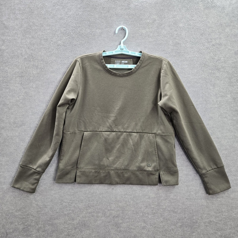 5.11 Tactical Women Sweatshirt M Green Elizabeth Ranger Logo Long Sleeve